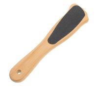 Ponceuse à Pied Double Face en Bois pour Callosités et Peau Sèche | Manche Ergonomique, Papier Abrasif des Deux Côtés, Usage Salon ou Maison, Finition Moderne Minimaliste