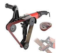 Ponceuse à pipe 800 W, 6 vitesses variables, 50 bandes abrasives | Polisseuse à tubes avec 6 vitesses, puissante polisseuse pour finition en acier inoxydable, métal, plastique et aluminium