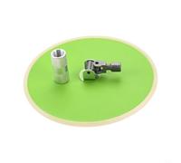 Ponceuse à poteau pour cloison sèche de 22,9 cm, disque de ponçage rond radial, tampon de support en alliage d'aluminium, et plaque de ponçage, ponceuse murale d'angle de plafond, connecteur de poteau