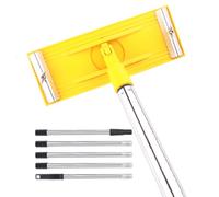 Ponceuse à tige - Polisseuse murale télescopique réglable avec tige d'extension | Ponceuse de plafond puissante pour sols, bois, plâtre et mastics, outil de ponçage idéal pour la rénovation.