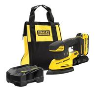 Stanley Ponceuse de finition SFMCW221D1S 18V sans fil 12 000 trs/min 1x2Ah chargeur 2A sac souple
