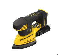 Lijadora de Detalles V20 Li-Ion 18V, velocidad variable 9.000-12.000 opm, tamaño base 110mm/cm², conexión para aspiradores.