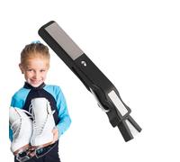 Ponceuse de patin à glace de hockey - Ponceuse de bord de patin à glace - Outil de ponçage compact pour patins à glace - Pierre à aiguiser en céramique - Outil de ski