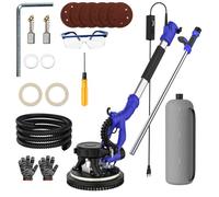 Ponceuse de plafond - Ponceuse - 950W - 2100r/min - Cordon 4m - Poignée rétractable - Ponceuse girafe électrique-Aspirateur