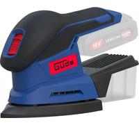 Güde 58481 Ponceuse delta DS 18-0 sans fil (18 V, Easy-Energy-Exchange, 150 x 150 x 100 mm, papier abrasif auto-agrippant, avec bac à poussière, poignée ergonomique antidérapante avec poignée souple,