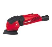 Einhell Ponceuse delta TC-DS 19 (190 W, Dimensions de la feuille : 90x90x90 mm, Système auto-agrippant, Livré avec adaptateur pour aspiration et 3 feuilles abrasives)