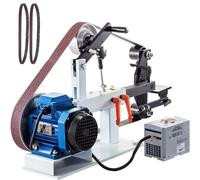 Ponceuse d'établi à bande et à disque VEVOR, 1,5 kW Ponceuse d'établi avec disque Ph 427 x 12", bande abrasive réglable, Central Machinery Ponceuse à bande et à disque