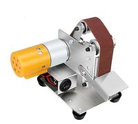 Ponceuse électrique à bande de 30 mm avec 10 bandes abrasives, réglage à 7 vitesses pour verre, métal, pierre, plastique, ongles, bijoux