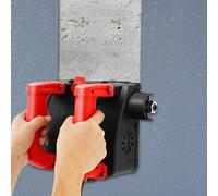 Ponceuse électrique de raboteuse murale de 1,2 kw, Machine de rénovation murale de broyeur de béton, Kit de pelle murale de mastic réglable en profondeur 3000 tr/min Electric Wall Planer