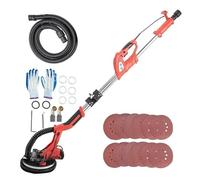 Ponceuse Électrique For Cloisons Sèches 750 W Machine De Polissage Extensible Avec Bande Lumineuse LED Pliable For Bon Effet De Polissage, Facile Et Propre.