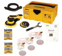 Ponceuse Électrique Mirka Deros 5650CV Set + 150 Abranet Disques & Boîtier