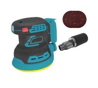 Ponceuse électrique orbitale aléatoire, disque sans balais de 125mm, ponceuse, polisseuse, 3 vitesses, 18V