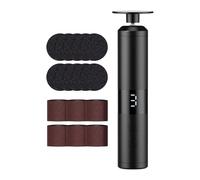 Ponceuse Électrique Pour Callosités Des Pieds | Ponceuse Sans Fil Sécurisée 3 Niveaux pour Pédicure Peau Dure - Polisseur Lime Pour Pieds Réparation Machine À Pédicure | À la Maison, Dortoir, Chambre,