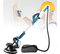 Ponceuse électrique pour cloison sèche 1800 W avec tête pivotante 5 vitesses réglables, comprend des disques abrasifs, poignée longue portée pour un ponçage mural sans effort, parfaite pour la