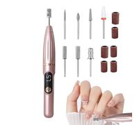 Ponceuse Électrique pour Ongles | Set de Manucure avec Polisseuse 15000 Tours par Minute - Appareil De Percage Portable Pour Manucure Et Pédicure - pour Salon à Domicile Spa Voyage Soins des Mains et