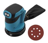 Ponceuse excentrique 125 mm avec 6 niveaux de puissance, compatible avec batterie Makita 18V, idéale pour poncer, polir et lisser les surfaces - sans batterie