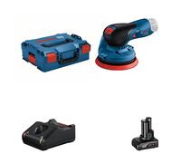 Bosch GEX 12V-125 Professional Ponceuse à disque 10000 tr/min 20000 OPM Noir, Bleu, Rouge