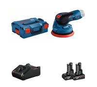 Ponceuse excentrique Ø125 mm GEX 12V-125 + 2 batteries 12V 6 Ah + chargeur GAL 12V-40 BOSCH