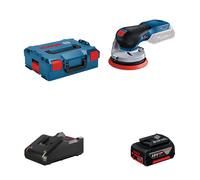 Bosch GEX 18V-125 PROFESSIONAL Ponceuse orbitale aléatoire 10000 tr/min 20000 OPM Noir, Bleu, Gris
