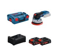 Ponceuse excentrique Ø125 mm GEX 18V-125 + 2 Batteries EXPERT 4 Ah + 1 Chargeur GAL 12V/18V-80 BOSCH