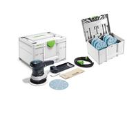 Ponceuse excentrique Ø150 mm ETS 150/5 EQ-Plus + Systainer de 120 abrasifs FESTOOL