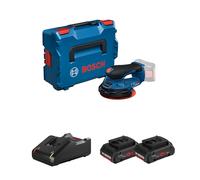Ponceuse excentrique Ø150 mm GEX 18V-150-3 + 2 batteries Procore 18V 4 Ah + 1 chargeur GAL 18V-40 BOSCH
