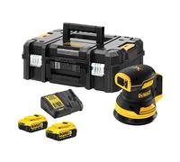 Ponceuse excentrique 18 V XR Brushless + 2 batteries 5 Ah + chargeur + TSTAK DEWALT DCW210P2-QW