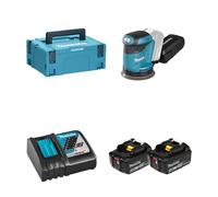 Ponceuse Excentrique MAKITA DBO180RTJ 125 mm à Batteries LXT 18 V (2 x 5,0 Ah)