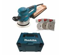 Ponceuse excentrique 310W 150mm avec 30 accessoires dans coffret Makpac - MAKITA BO6030JX