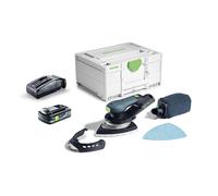 Ponceuse excentrique Delta DTSC 200-Basic + 1 batterie 18V TBX 4 Ah + 1 chargeur TCL 6 FESTOOL