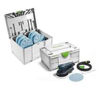 Ponceuse excentrique ETS EC 150/5 EQ-SYS GR - FESTOOL - systainer d'abrasifs - SYSTAINER - 578272