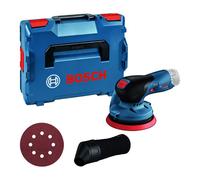 Bosch GEX 12V-125 Professional Ponceuse à disque 10000 tr/min 20000 OPM Noir, Bleu, Rouge