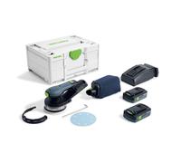 Ponceuse excentrique sans fil ETSC 2 125 4,0 I-Plus - FESTOOL -avec 2 batteries 18V 4.0 Ah - chargeur - Systainer - 577736
