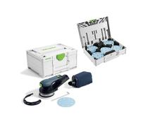 Ponceuse excentrique hybride Ø125 mm 18V ETSC 2 125-Basic + Systainer de 100 abrasifs FESTOOL