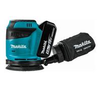 Ponceuse Excentrique MAKITA DBO180RTJ 125 mm à Batteries LXT 18 V (2 x 5,0 Ah)