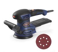 Ponceuse Excentrique, MAXPRO Ponceuse Orbitale 450W 13000RPM, avec Moteur 6 Vitesses Variables Ponceuse Orbitale, Ponçage Diamètre 125 mm, Poignée auxiliaire autonome