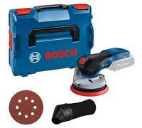 Bosch GEX 18V-125 PROFESSIONAL Ponceuse orbitale aléatoire 10000 tr/min 20000 OPM Noir, Bleu, Gris