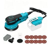Ponceuse Excentrique Sans Fil Compatible Avec Makita 18 V, 125 Mm