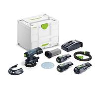 Festool Ponceuse excentrique sans fil ETSC 125 3,0 I-Set – 2x 18V 3.0Ah, chargeur, Systainer 578142