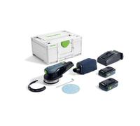 Ponceuse excentrique hybride ETSC 2 125 4,0 I-Plus - FESTOOL -avec 2 batteries 18V 4.0 Ah - chargeur - Systainer - 577736