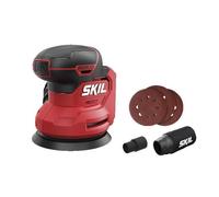 Ponceuse excentrique sans fil - SKIL - sans charbons - 20V Max - système VRS - aspiration poussière - freinage disque - 3746 CA