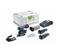 Ponceuse FESTOOL Delta hybride DTSC 400 3,0 I-Plus - 2 batteries 3.0 Ah 18V - Systainer SYS3 M 187 - 577508
