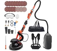 Ponceuse Girafe 1150 W Ponceuse Mur et Plafond avec Aspirateur pour Plaques Plâtre Cloisons Sèches Plaquiste 800-1700 tr/min