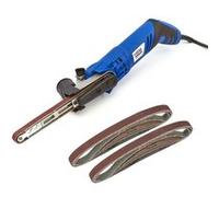 PONCEUSE, LIME ELECTRIQUE BANDE ETROITE + 10 BANDES ABRASIVES