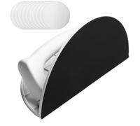 Ponceuse manuelle semi-circulaire multifonctionnelle, kit de micro-ponceuse manuelle auto-adhésive + avec 10 papiers de verre, idéale pour les coins et les courbes étroits, kit de ponçage mural pour