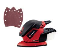 Einhell Ponceuse multifonctions TE-OS 1320 (130 W, Surface de ponçage : 104 cm2, Plateau avec dispositif de fixation) Livré avec 3 feuilles abrasives P120