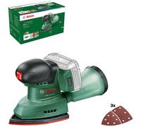 Bosch Ponceuse orbitale EasySander 18V-8 – 22 000 OPM – Noir, Vert