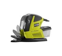 RYOBI - Ponceuse multifonction 180W - 6000-12000 osc/min + sac & 30 abrasifs (10x1/3 feuille, 10 triangles, 10 doigts) - RMS180- G