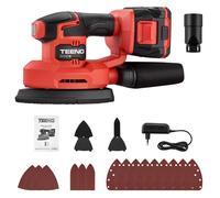 Ponceuse multifonction 3-en-1 - TEENO - TEENO 20V - Sans fil 20V - Batterie 2Ah - 13 000 tr/min