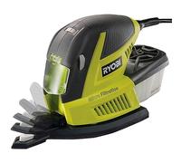 Ryobi Ponceuse multifonction RPS100-S 180 W avec 5 feuilles abrasives et ponceuse à doigts